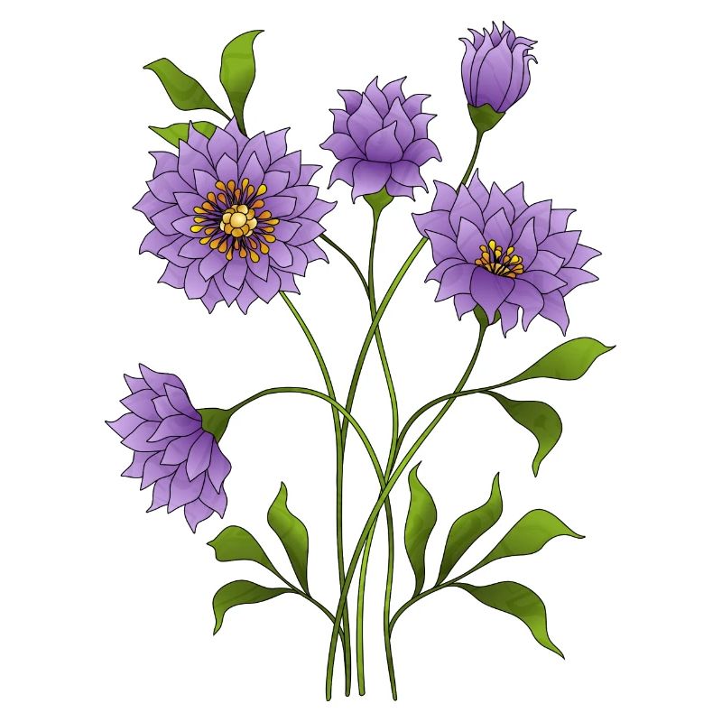 Bunte blumen