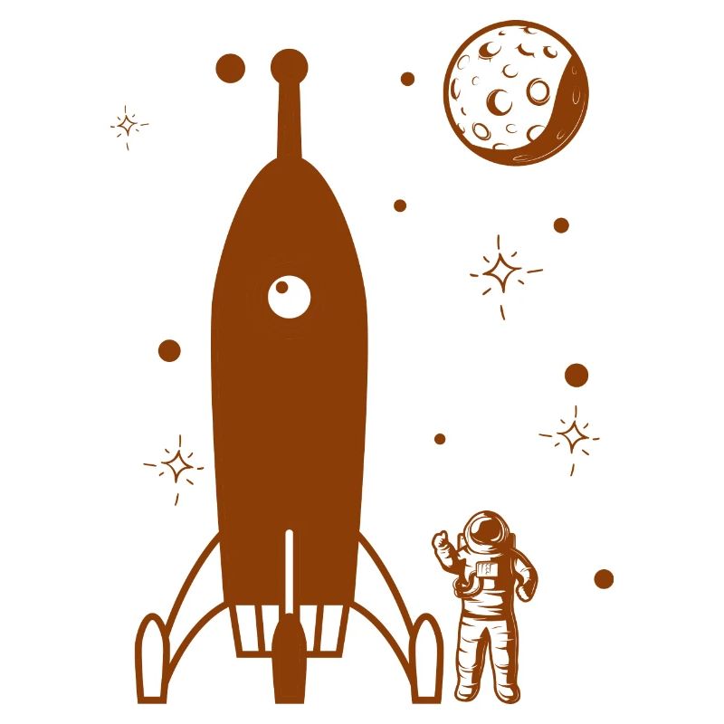 Astronaut - Space - Rocket - Universe