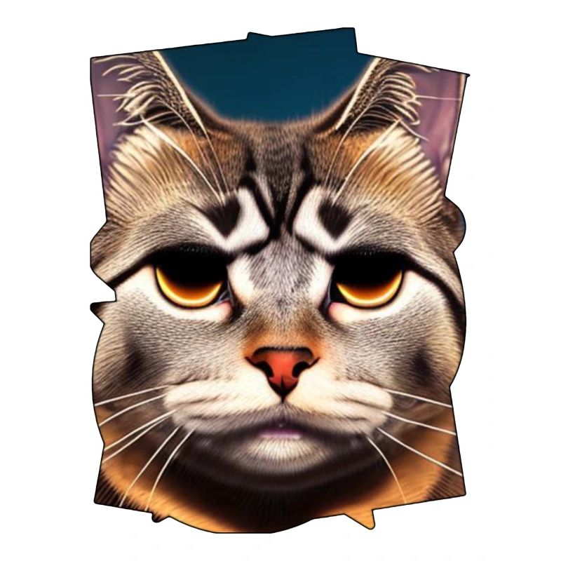 Visage de chat