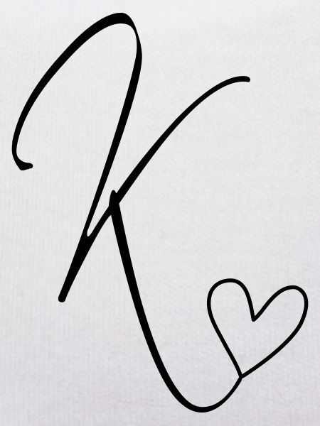 Letter K Letter-K Calligraphy