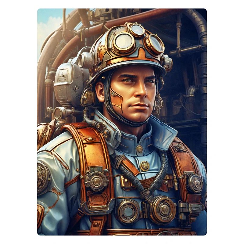 Steampunk Firefighter Man 1.29