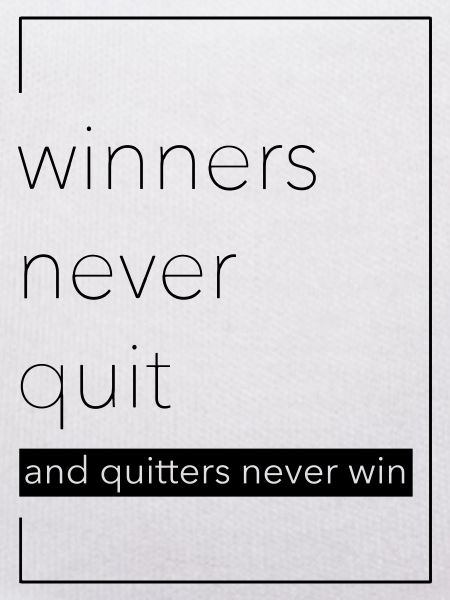 winner never quit