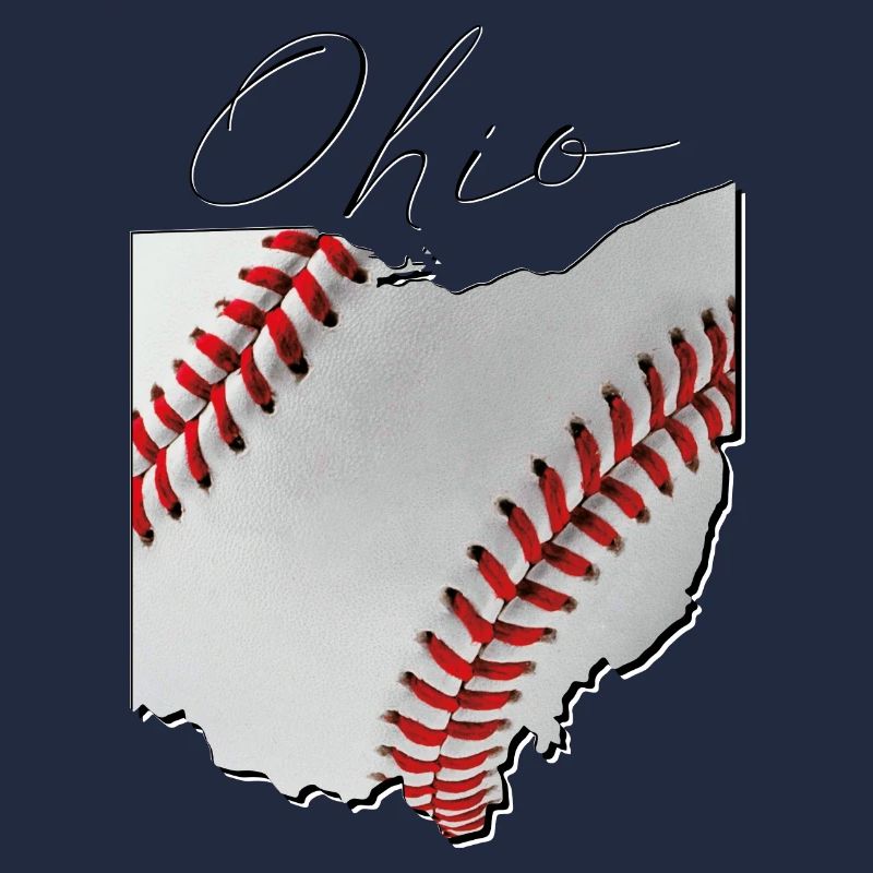 Ohio (États-Unis) | Vrai baseball | Script de carte