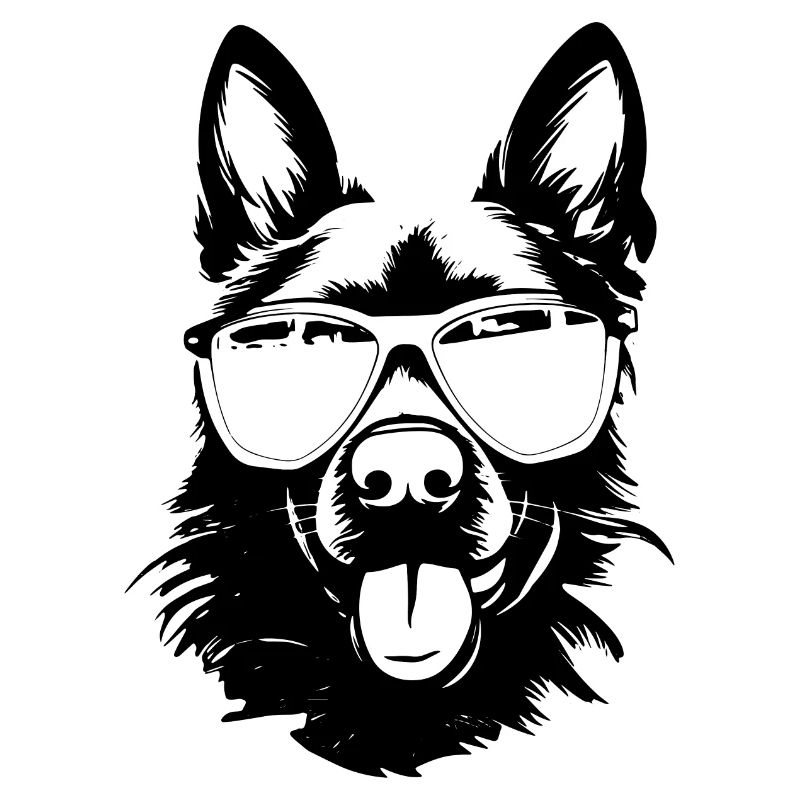 Cooler Schäferhund