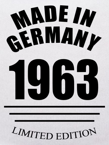 Made in Germany 1963 limited edition