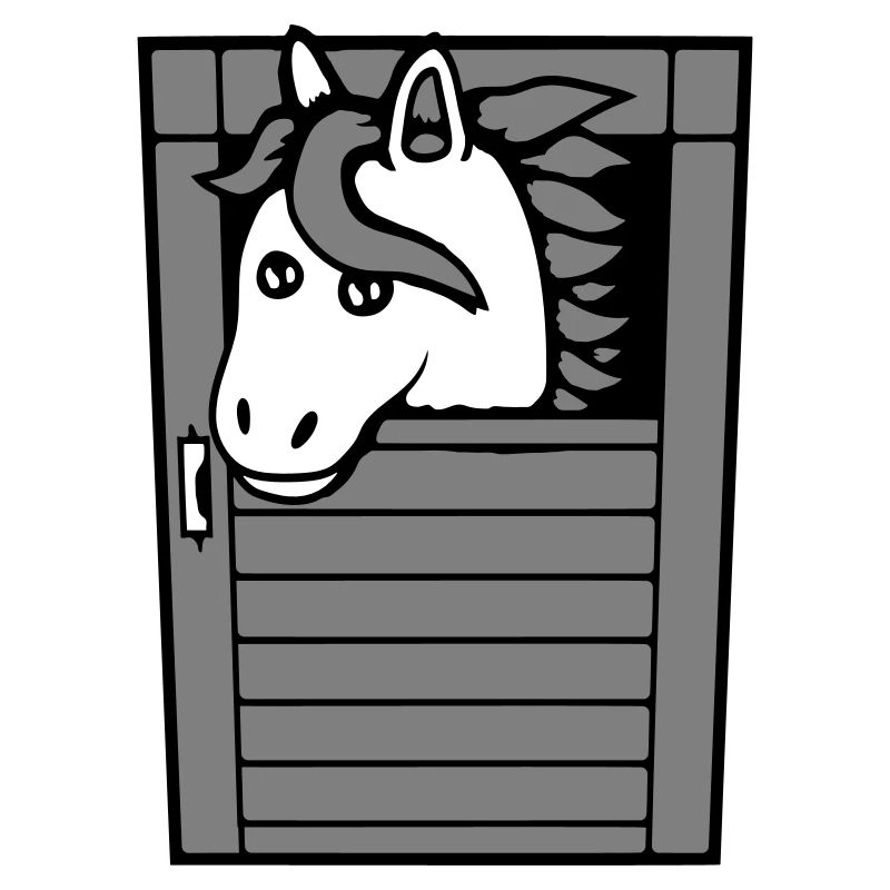 Pferd Pferdestall Pony Pferdchen Guckt Niedlich
