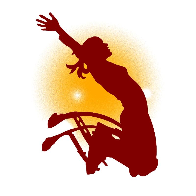 Sonnenjubel Silhouette Sprung