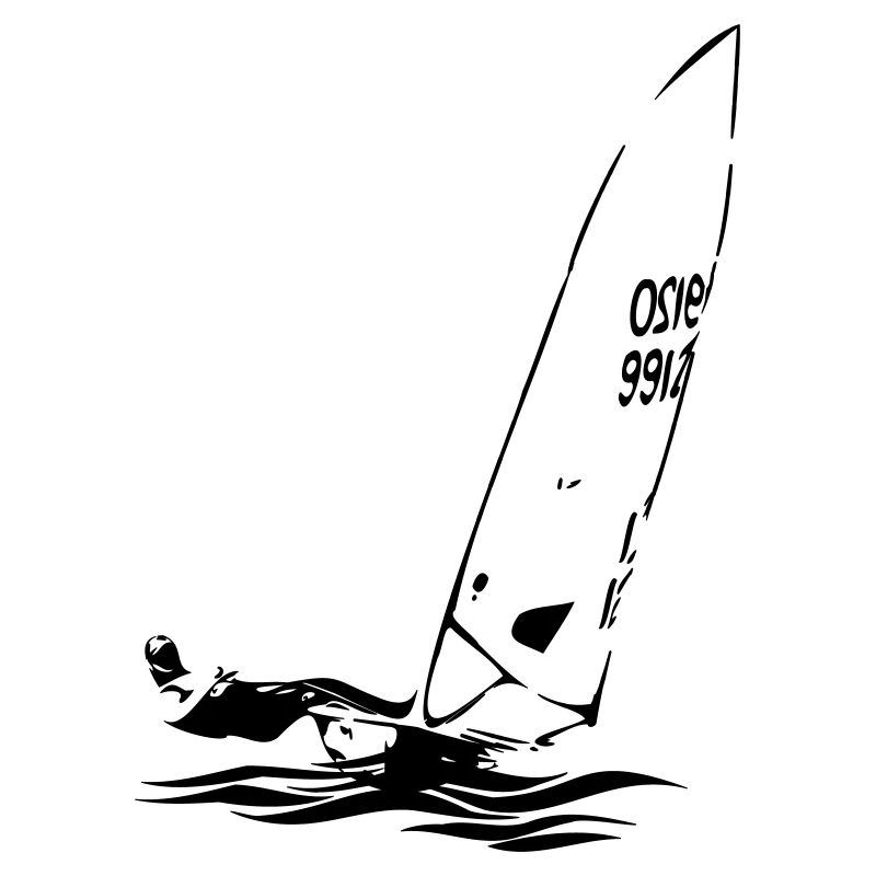 Régate de voilier dériveur laser ILCA Sports de voile