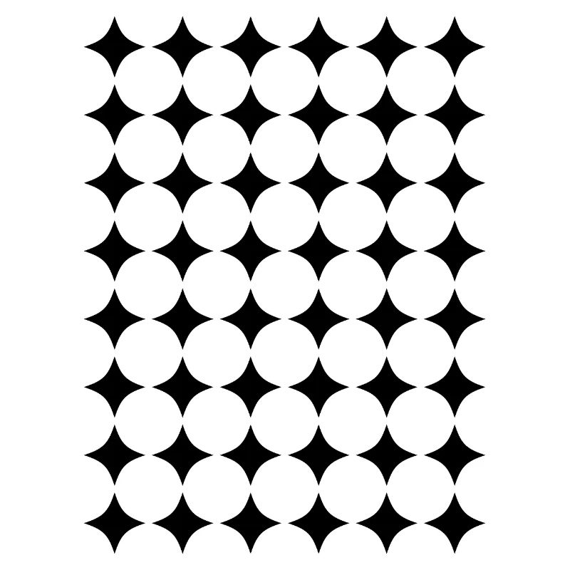 geometric circles pattern grid
