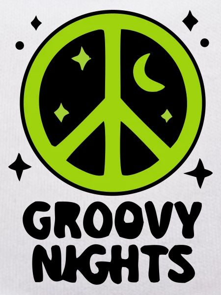 Groovy Peace Zeichen Logo