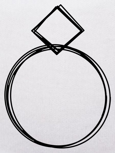 Ring handgezeichnet