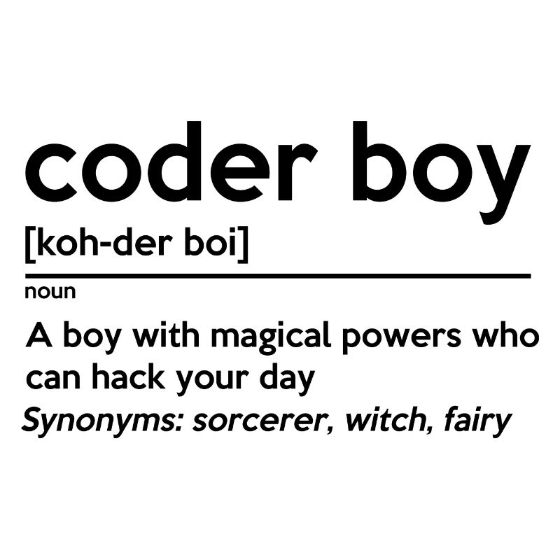 Coding Boy Definition Noun Software Developer Prog
