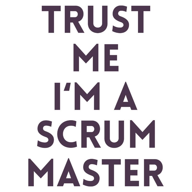 Trust me I'm a scrum master Geschenk Computer Code
