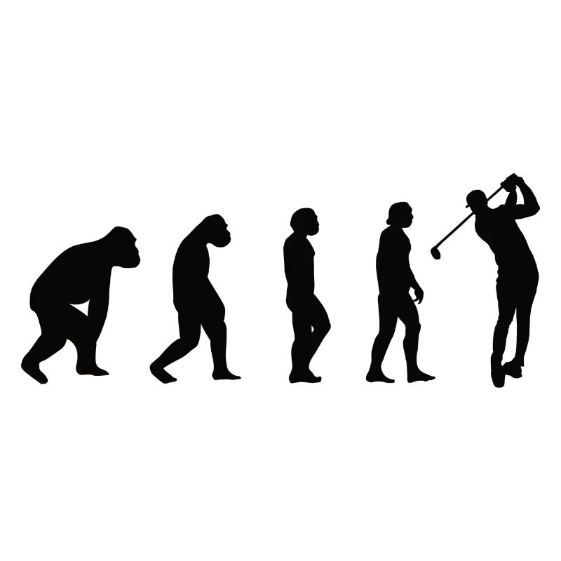 Golfschläger Golfer Sport Golf Evolution Golfball