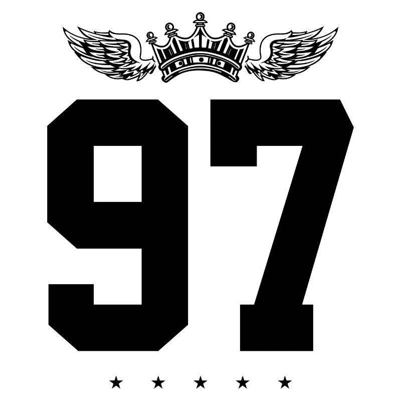 97 Number crown