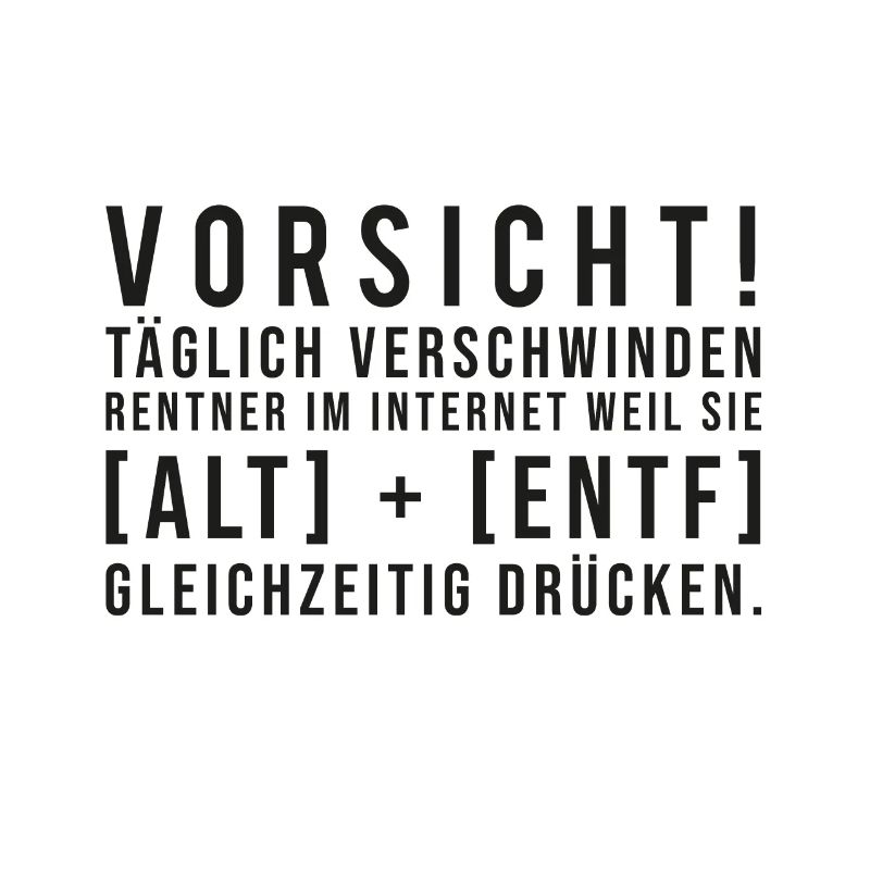 Rentner verschwinden im Internet