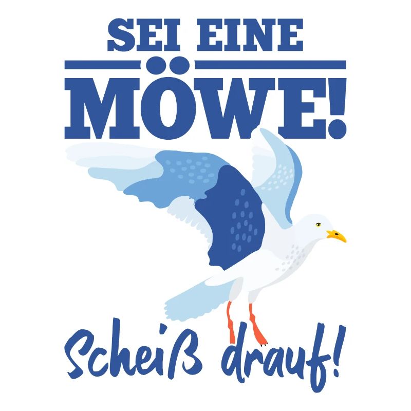 Ostsee Sei Eine Möwe Scheiß Drauf Moin Urlaub Küst