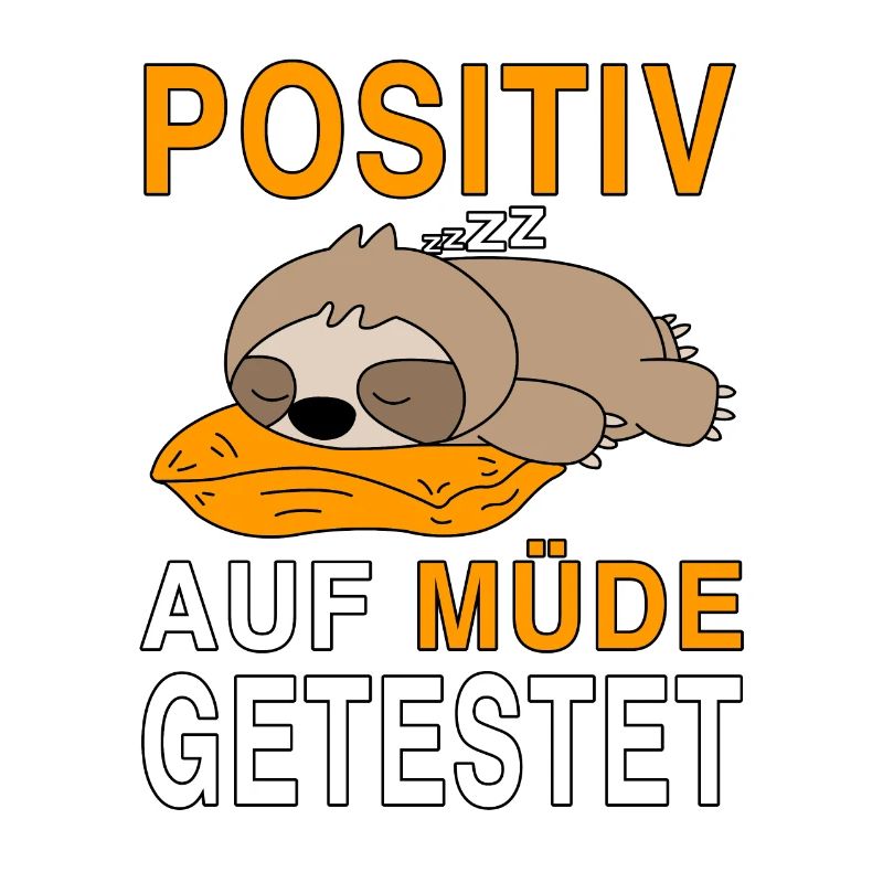 Faultier Positiv auf Müde getestet