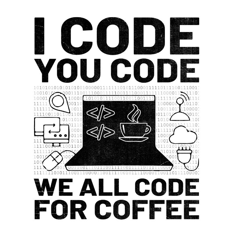 Kaffee-Codierung Programmierer Programmierer Entwickler Nerd Coff