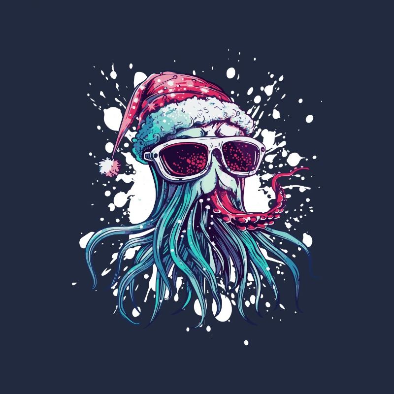 Méduse Noël drôle