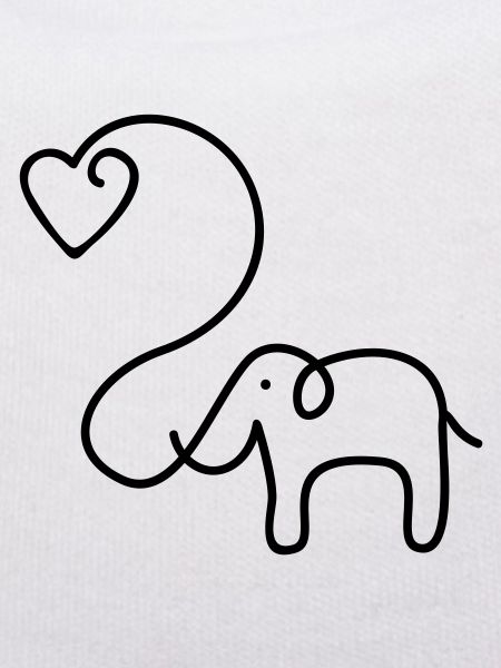ELEPHANT with heart