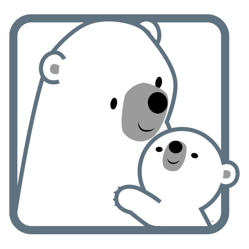 Mutter Eisbär und Kind - Cheerful Madness!!