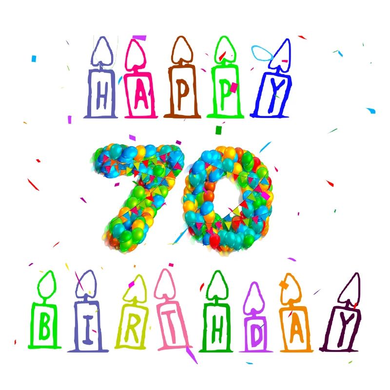 Gift idea 70th birthday, birthday present