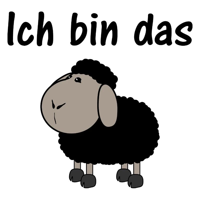 schwarzes Schaf Ich bin das schwarze Schaf
