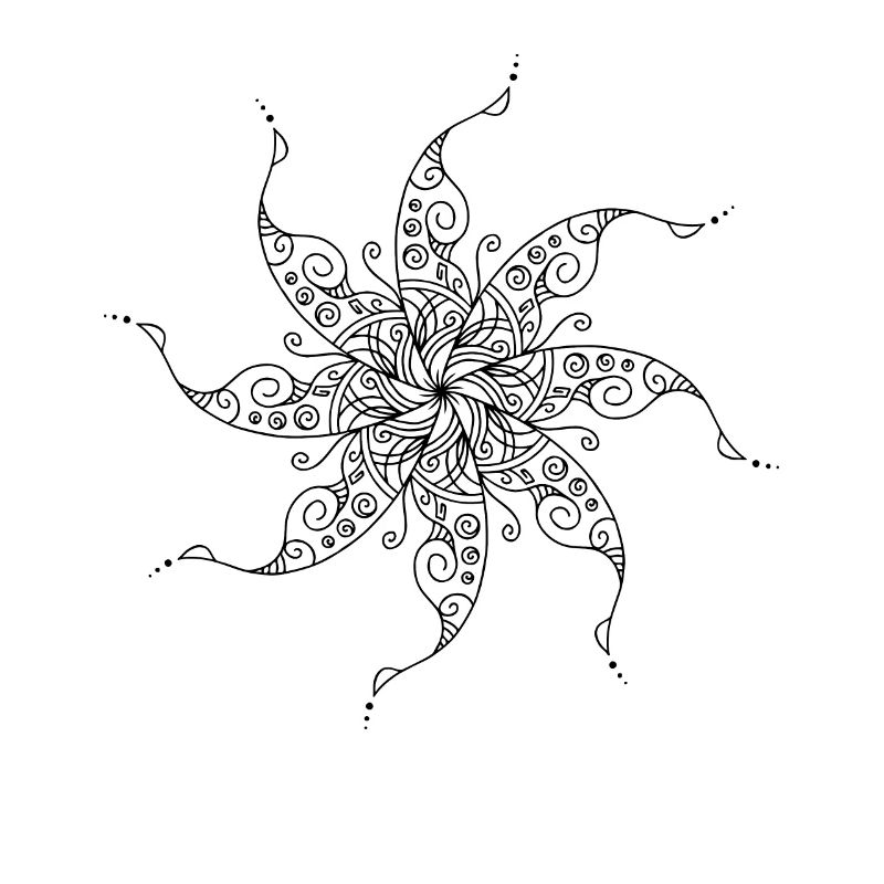 Rotating Mandala