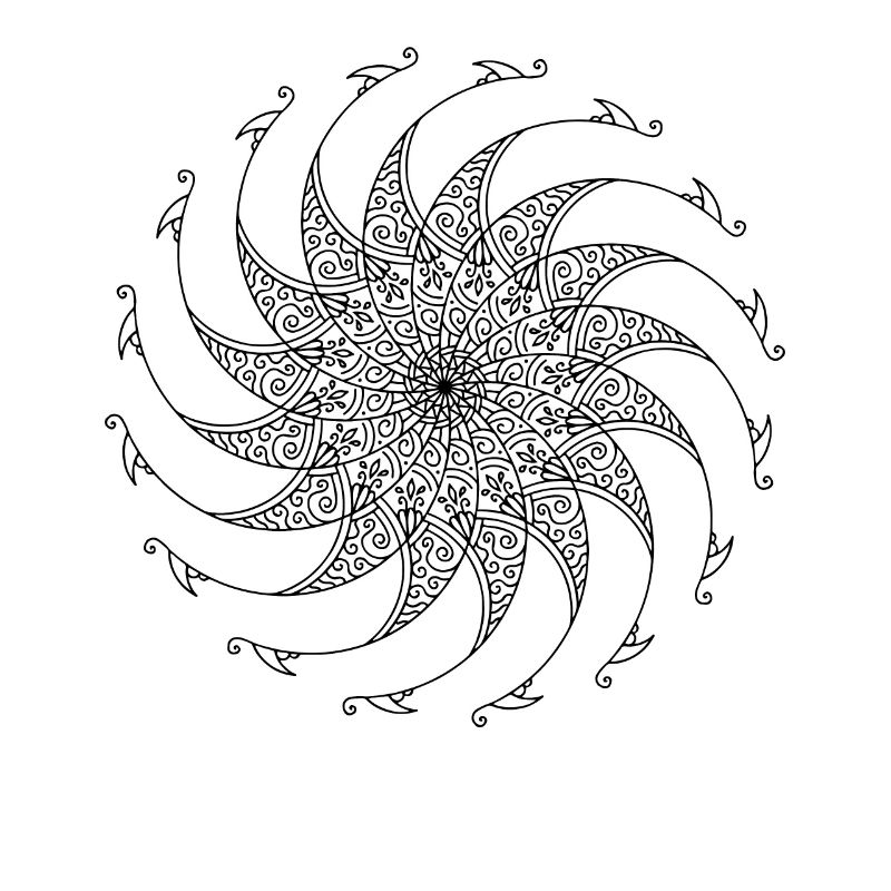 Rotating Mandala