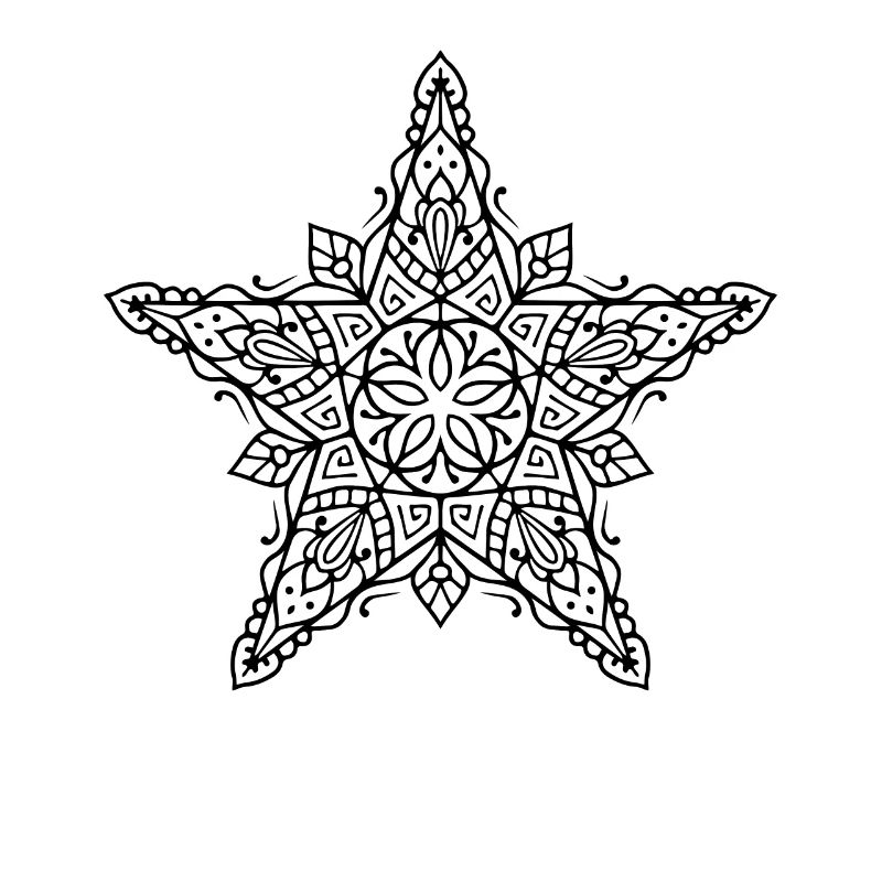 Mandala étoilé