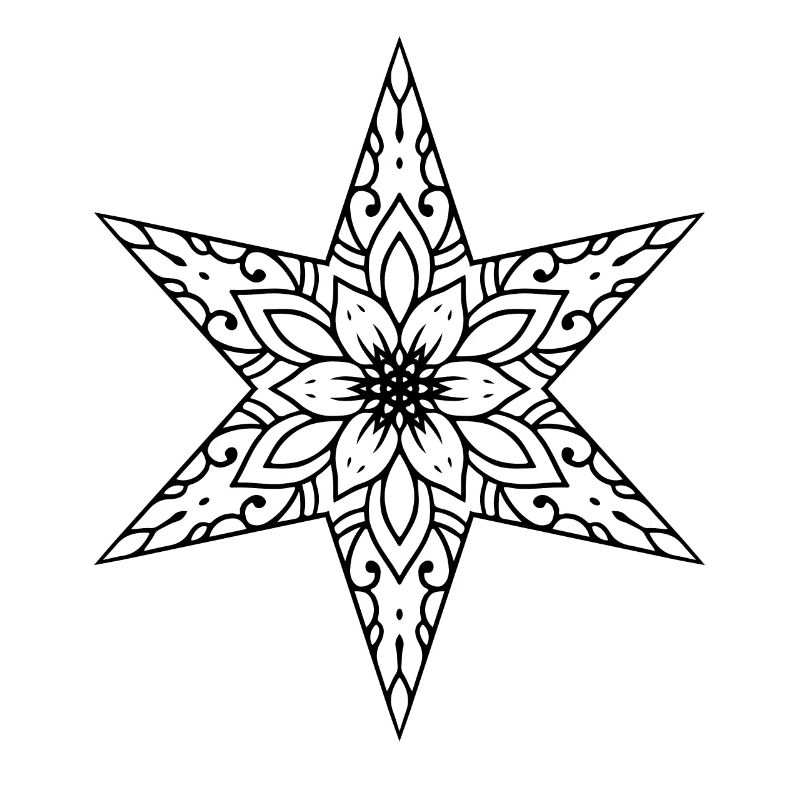 Mandala étoilé