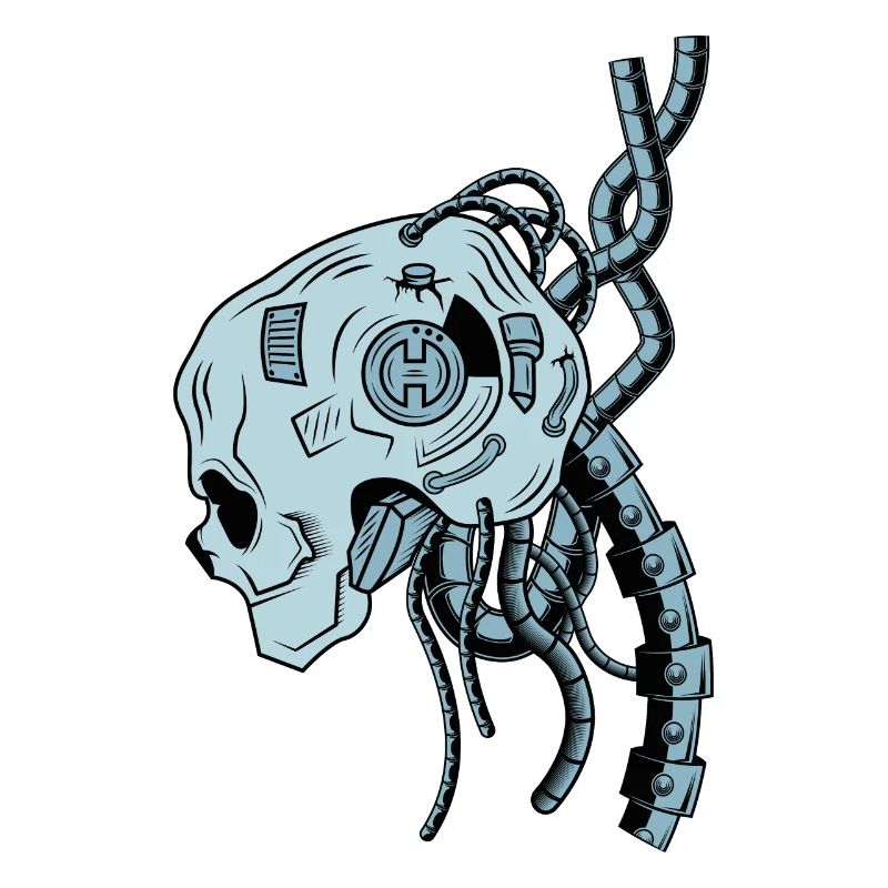 Crâne de robot