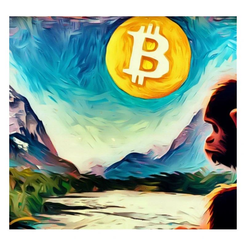 Ape exploring Crypto World