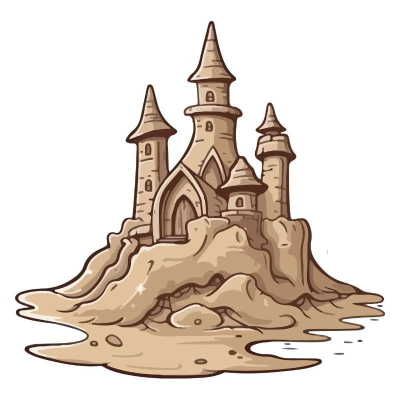 Le château de sable