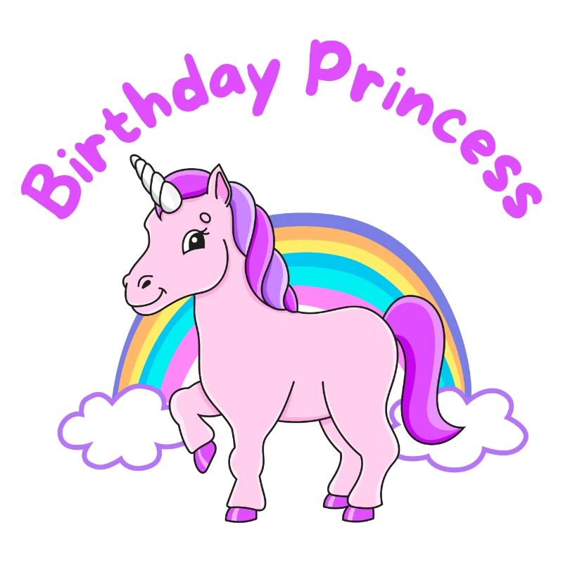 Birthday Princess Einhorn Geschenkidee