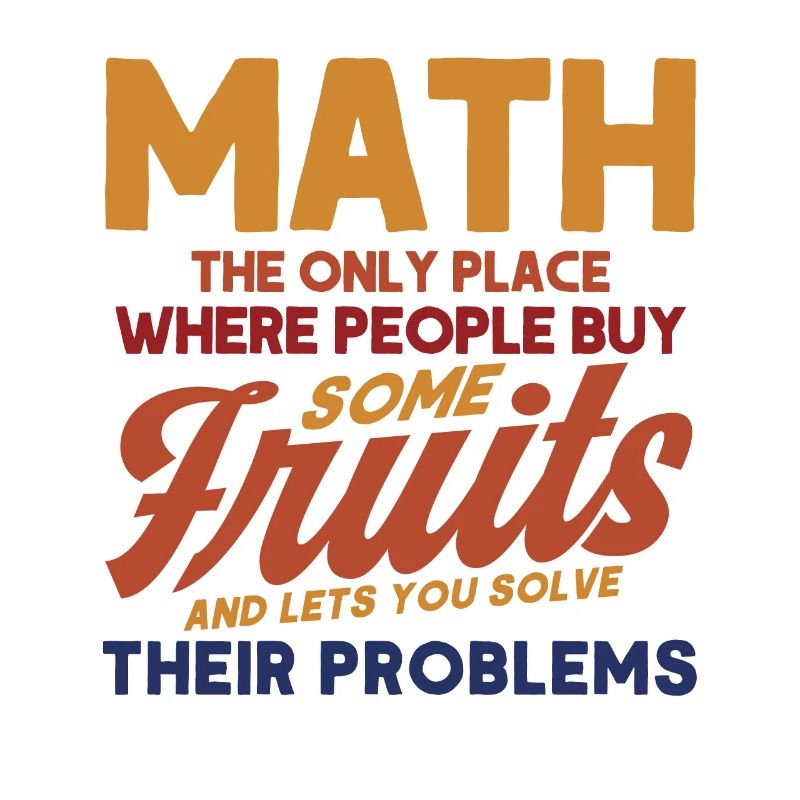 Math Mathématiques Sciences Math Cadeau