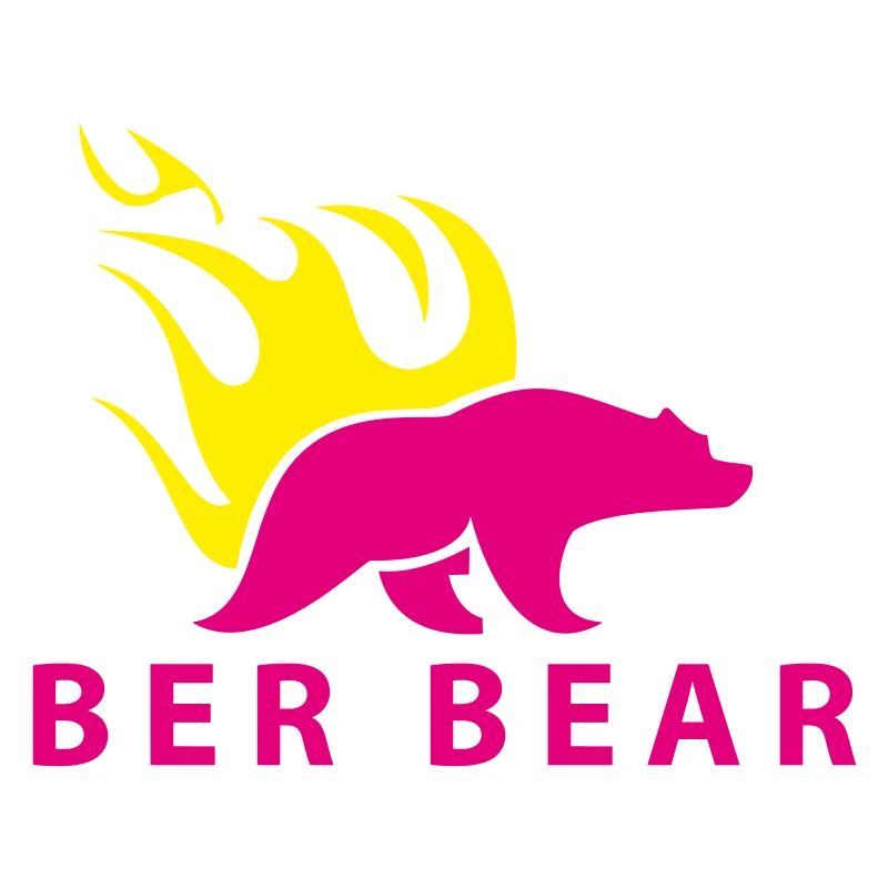 FlammenBär Rosa-Gelb