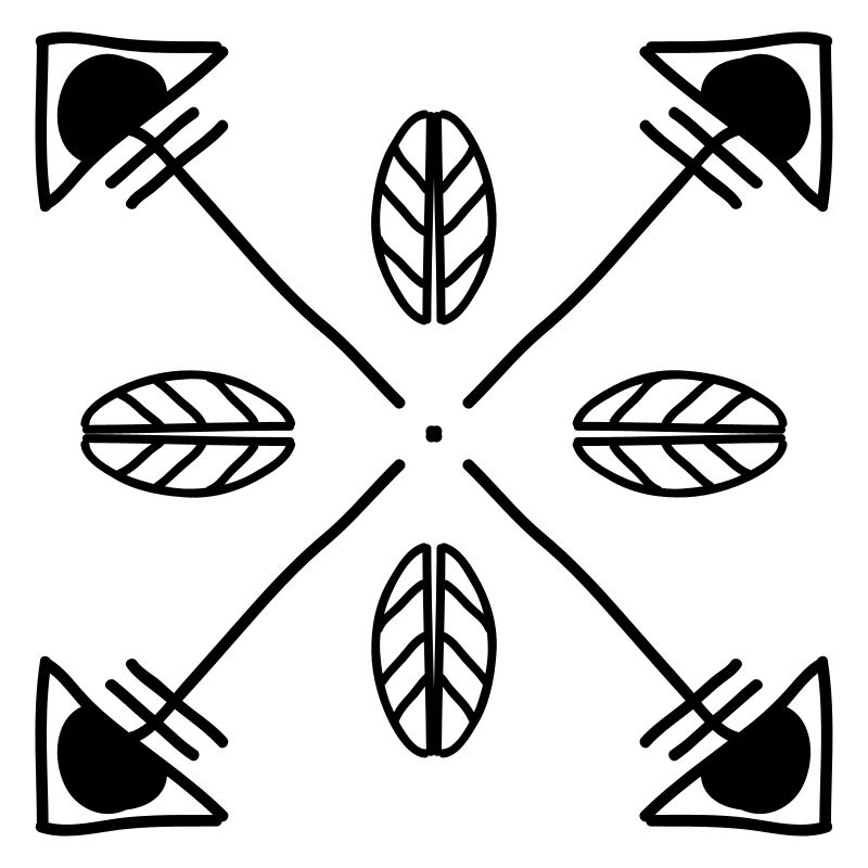 Hipster arrows, vintage, arrow, feather