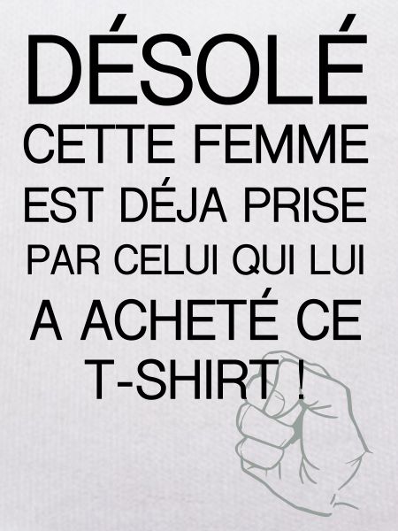 desole femme prise