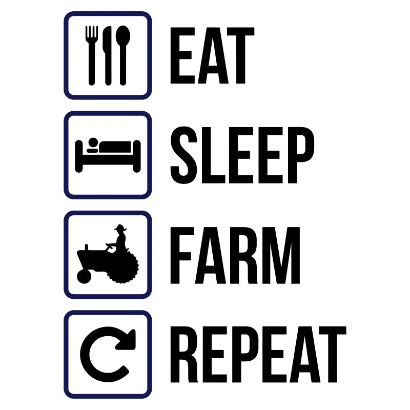 Mangez le sommeil Répéter Ferme