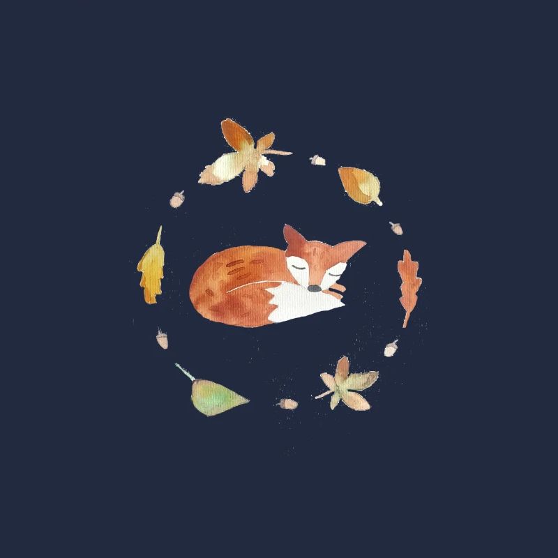 renard endormi