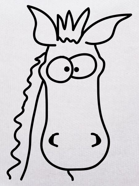 Funny Comic Horse
