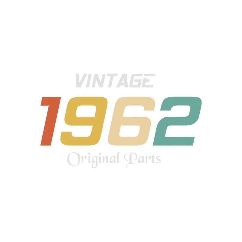 Vintage 1962 Originalteile Tee Geburtstagsgeschenk Retr