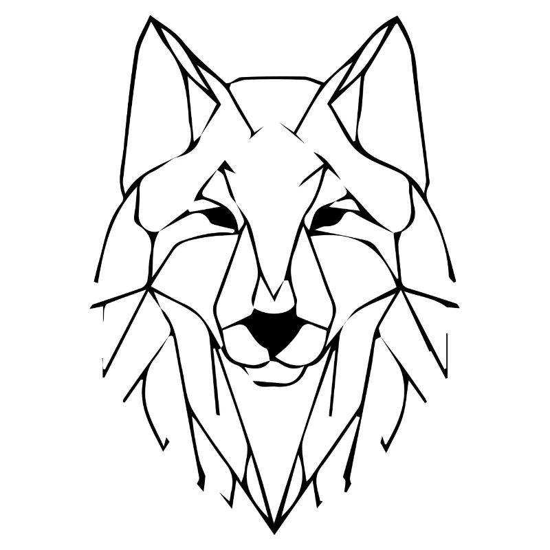 Wolf geometrisch