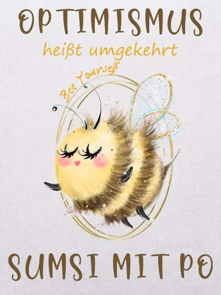 Biene Optimismus Sumsi mit Po