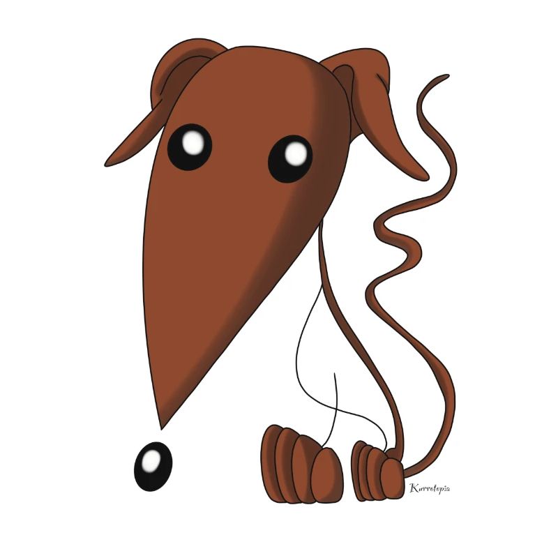 Brauner Spanischer Windhund