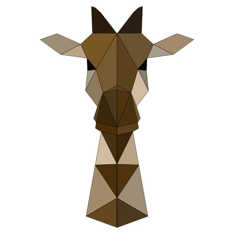 Giraffe geometrisch