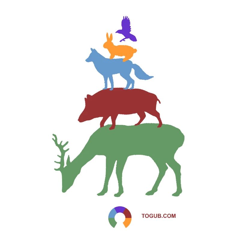 Pyramide ANIMALs Bois