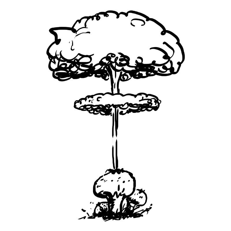 Champignon pollinique nucléaire (noir)